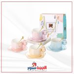 فنجان بالطبق و المعلقة